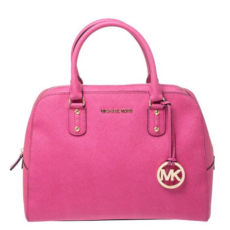 michael kors fuchsia satchel|michael michael kors cindy medium dome satchel fuchsia.